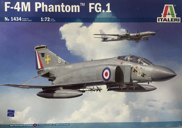 ITALERI 1434 F-4 PHANTOM FG.1 1:72 PLASTIC MODEL PLANE  KIT