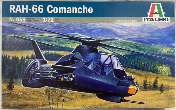 ITALERI 058 RAH-66 COMANCHE MODEL HELICOPTER 1/72