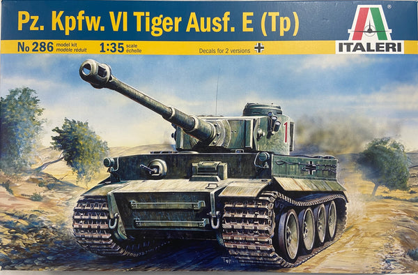 ITALERI 286 PZ KPFW VI TIGER AUSF E TP MODEL TANK 1/35