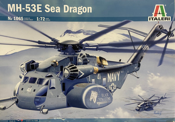 ITALERI 1065 MH-53E SEA DRAGON 1/72 SCALE PLASTIC MODEL KIT