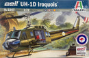 ITALERI 1247 BELL UH-1D IROQUOIS HELICOPTER 1/72 SCALE PLASTIC MODEL KIT