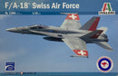 ITALERI 1385 F/A 18 SWISS AIR FORCE MODEL PLANE JET 1/72