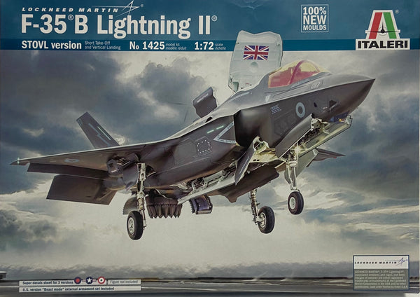 ITALERI 1425 F35B 1/72 LIGHTNING 11 STOVL VERSION PLASTIC MODEL KIT