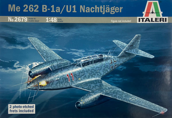 ITALERI 2679 ME 262 B 1A/U1 NACHTJAGER MODEL PLANE 1/48