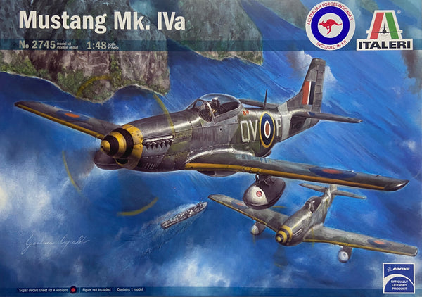 ITALERI 2745 MUSTANG MK IVA MODEL PLANE JET 1/48