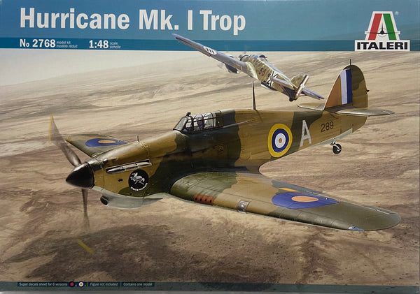 ITALERI 2768 HURRICANE MK I TROP MODEL PLANE 1/48