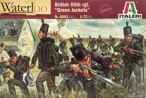 ITALERI 6083 WATERLOO BRITISH 95TH RGT GREEN JACKETS MODEL FIGURES 1/72