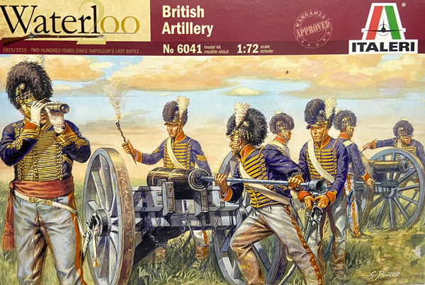 ITALERI 6041 WATERLOO BRITISH ARTILLERY MODEL FIGURES 1/72