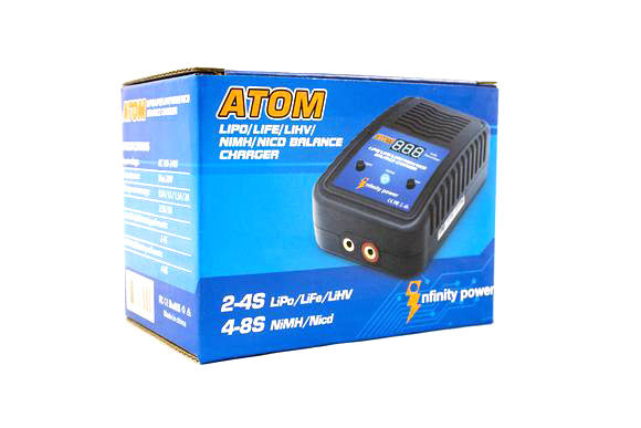 INFINITY POWER ATOM LIPO/LIFE/LIHV/NIMH/NICD BALANCE CHARGER WITH DEANS CONNECTION