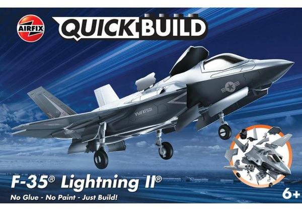 AIRFIX J6040 QUICK BUILD F-35 LIGHTNING II 1/60 SCALE PLASTIC MODEL KIT