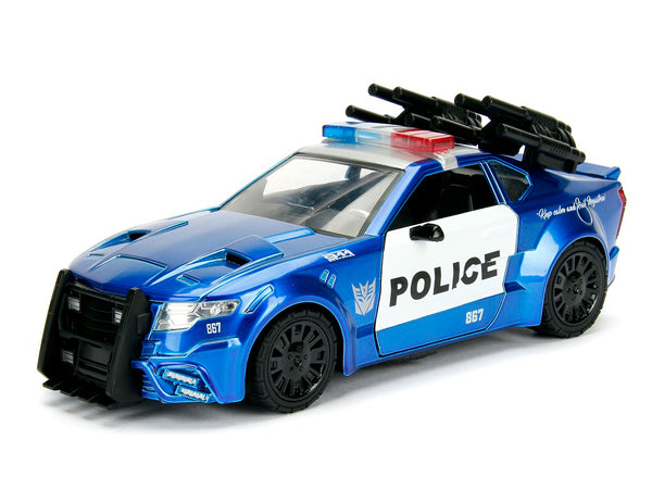 METALS DIE CAST TRANSFORMERS MOVIE BARRICADE 1:24 MODEL CAR