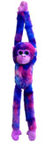 COTTON CANDY JG005 HANGING MONKEY ORAH PINK BLUE PURPLE PLUSH