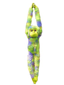 COTTON CANDY JG304 HANGING MONKEY STUART GREEN PURPLE ORANGE PLUSH