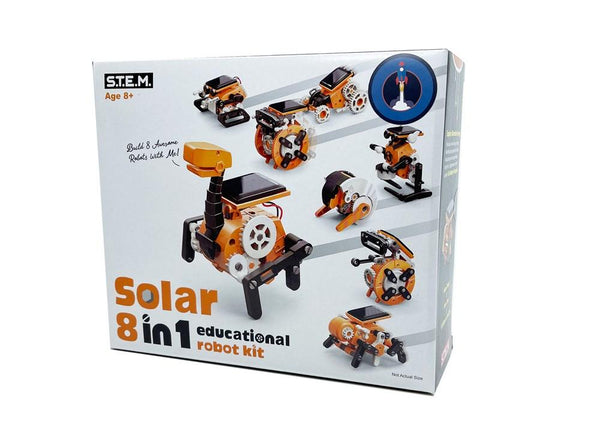 CIC SOLAR 8 IN 1 EDUCATIONAL  ROBOT KIT STEM 8+