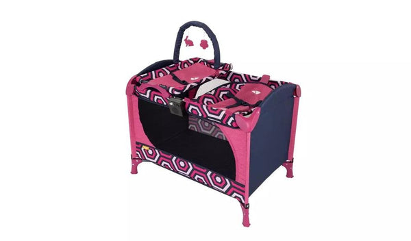 JOIE JUNIOR EXCURSION DOLL TRAVEL COT AND BOUNCER SET