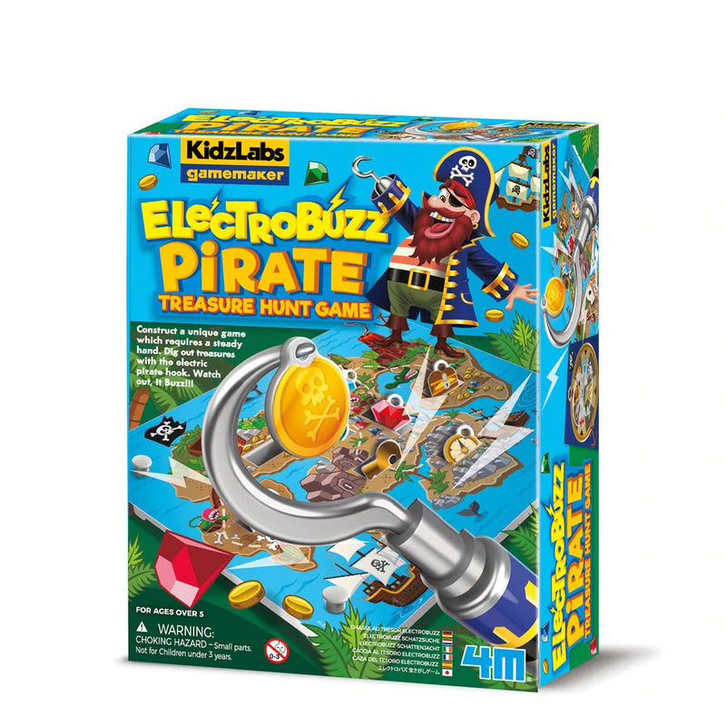 KIDZLABS GAMEMAKER ELECTROBUZZ PIRATE TREASURE HUNT GAME