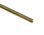 K&S 9887 BRASS CHANNEL (6.35MM) 1 PIECE