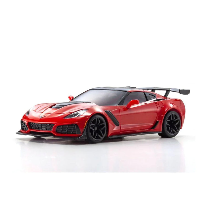 KYOSHO 32334R MINI-Z RWD MR-03 READYSET CHEVROLET CORVETTE ZR1 TORCH RED RTR ELECTRIC 2WD REMOTE CONTROL TOURING CAR