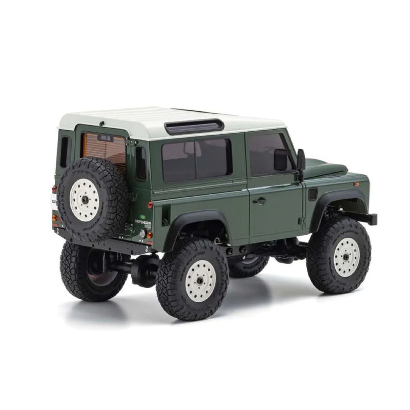 KYOSHO 32529GR 1/24 SCALE MINI-Z 4X4 MX-01 READYSET LAND ROVER DEFENDER 90 CONISTON GREEN READY TO RUN ELECTRIC RC CRAWLER