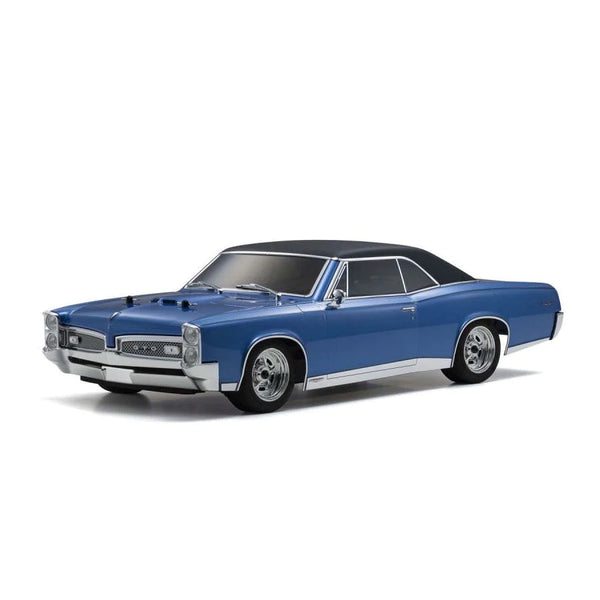 KYOSHO 34431T2 1/10 EP 4WD FAZER MK2 1968 PONTIAC GTO RC CAR TYROL BLUE BRUSHED READY TO RUN REQUIRES 7.2V - 8.4V NIMH OR 2S LIPO BATTERY