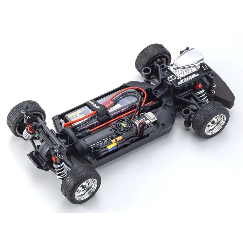 KYOSHO 34493T1 1/10 EP 4WD FAZER MK2 1969 CHEVY CAMARO Z/28 RS SUPERCHARGED VE TUXEDO BLACK READY TO RUN 2.4GHZ BRUSHLESS 1/10 SCALE RC ELECTRIC CAR REQUIRES 7.2V NIMH OR 7.4V LIPO CHASSIS BATTERY