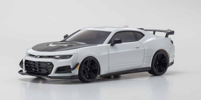 KYOSHO 32339W MINI-Z RWD MR-03 READYSET CHEVROLET CAMARO ZL1 1LE SUMMIT REMOTE CONTROL CAR WHITE