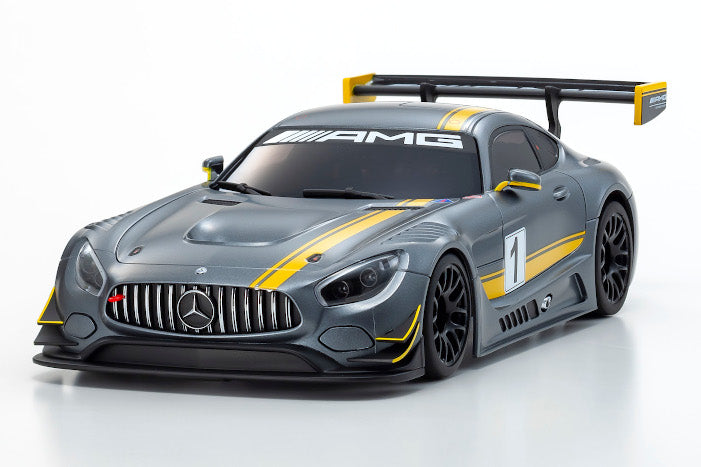 KYOSHO 32345GY  MINI-Z RWD 1:27 MERCEDES-AMG GT3 PRESENTATION ELECTRIC POWERED 2WD READY TO DRIVE TOURING CAR