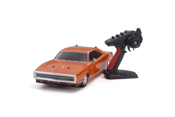 KYOSHO 34417T1 EP 4WD FAZER MK2 DODGE CHARGER 1970 HEMI ORANGE 1/10