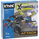 KNEX 17064 XBATTLERS X-SAW ATTACKER 101PC