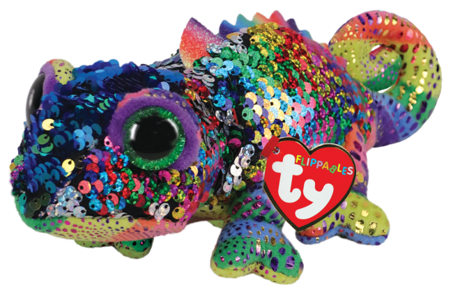 TY BEANIE BOOS FLIPPABLES KARMA CHAMELEON REGULAR