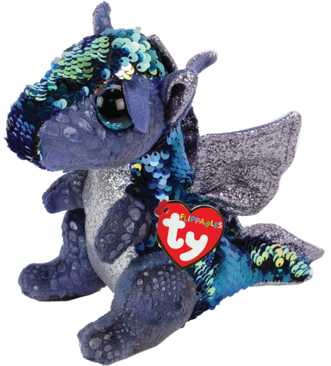 TY BEANIE BOOS FLIPPABLES KATE DRAGON MEDIUM