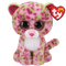 TY BEANIE BOOS LAINEY PINK LEOPARD REGULAR