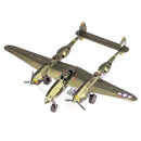 METAL EARTH PREMIUM SERIES ICONX ICX143 1/79 LOCKHEED MARTIN P-38 LIGHTNING FIGHTER AIRCRAFT 3D METAL MODEL KIT 73PC