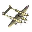 METAL EARTH PREMIUM SERIES ICONX ICX143 1/79 LOCKHEED MARTIN P-38 LIGHTNING FIGHTER AIRCRAFT 3D METAL MODEL KIT 73PC