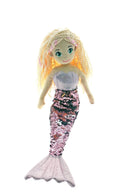 COTTON CANDY 45CM LILLIAN BLONDE AND PINK HAIR MERMAID