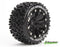 LOUISE L-T3211BB ST-UPHILL 2.8INCH TYRE ON BLACK BEARING RIMS TO FIT JATO/ RUSTLER/ STAMPEDE 2WD