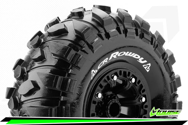 LOUISE L-T3238VB CR ROWDY SUPER SOFT CRAWLER TYRE 2.2 INCH MOUNTED TIRE / HEX 12MM