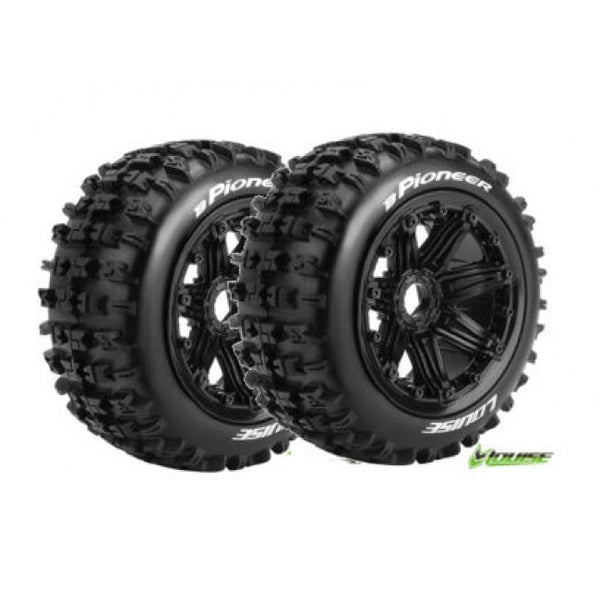 LOUISE L-T3243B B-PIONEER 1/5 SCALE BUGGY REAR TIRES HEX 24MM HPI BAJA 5B TYRES