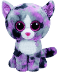 TY BEANIE BOOS LINDI MULTICOLOUR CAT MEDIUM