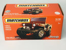 MATCHBOX GXN91 POWER GRABS HERITAGE 1948 WILLYS JEEP 76 OF 100 BOXED