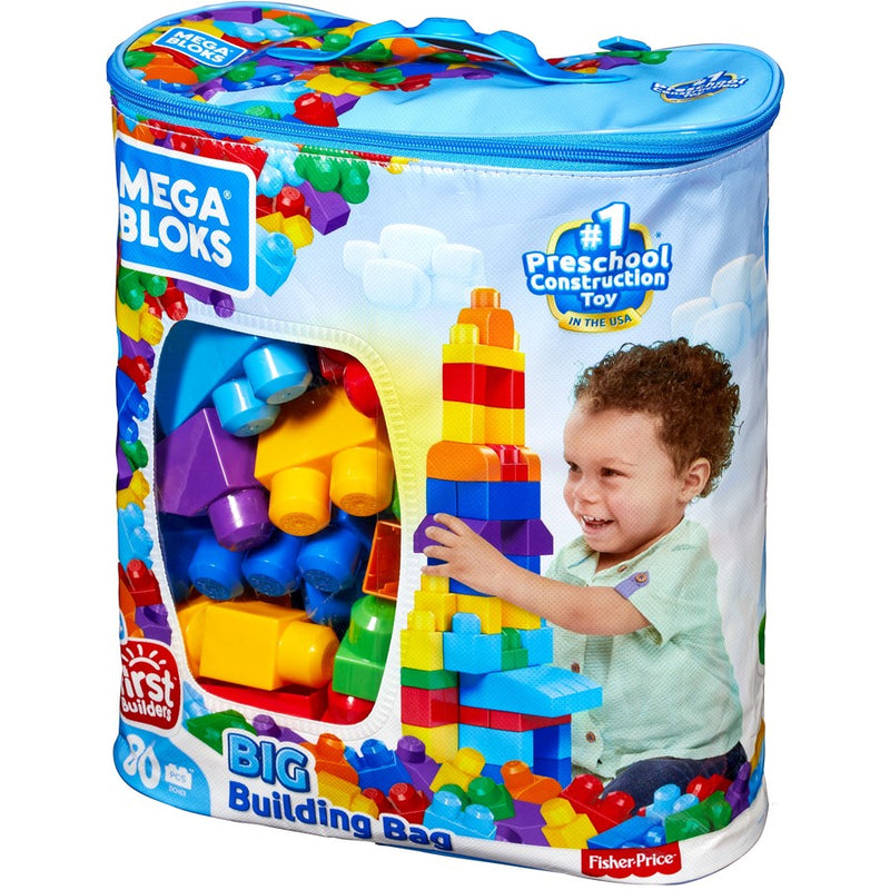 MEGA BLOKS BIG BUILDING BAG 80PC