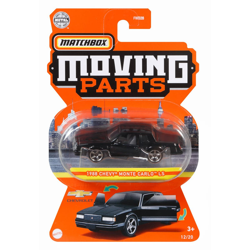 MATCHBOX MOVING PARTS 1988 CHEVY MONTE CARLO