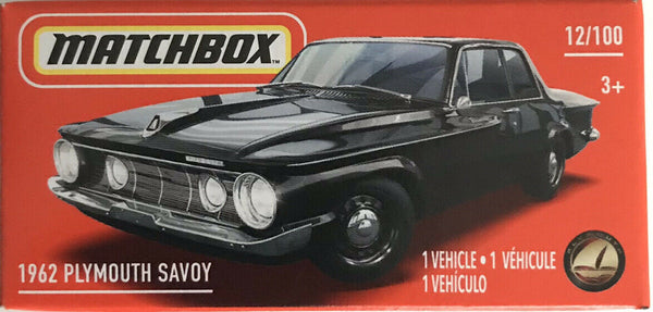 MATCHBOX GXN22 POWER GRABS HERITAGE 1962 PLYMOUTH SAVOY  12 OF 100 BOXED