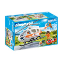 PLAYMOBIL 70048 CITY LIFE RESUCE HELICOPTER 38 PIECES