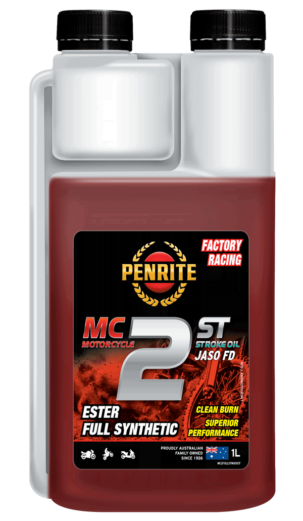 PENRITE MOTORCYCLE 2 STROKE OIL ESTER FULL SYNTHETIC FACTORY RACING OIL CLEAN BURN SUPERIOR PERFORMANCE SUITS ROVAN HPI BAJA 5B