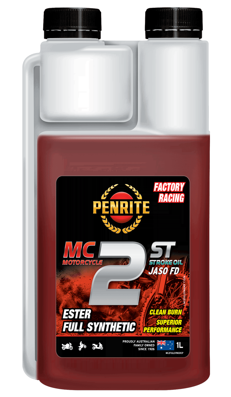 PENRITE MOTORCYCLE 2 STROKE OIL ESTER FULL SYNTHETIC FACTORY RACING OIL CLEAN BURN SUPERIOR PERFORMANCE SUITS ROVAN HPI BAJA 5B