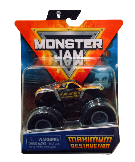 SPIN MASTER MONSTER JAM 1:64 MAXIMUM DESTRUCTION TRUE METAL SERIES 15 VEHICLE