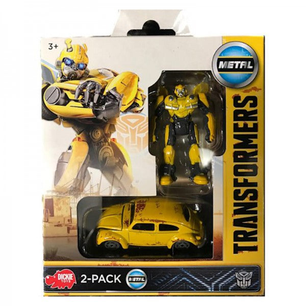 TRANSFORMERS VW M6 BUMBLEBEE 2 PACK ROBOT & VEHICLE MOVIE DIECAST