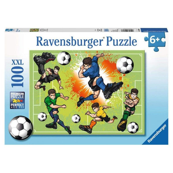 RAVENSBURGER 106936 SOCCOR FEVER 100PC XXL JIGSAW PUZZLE