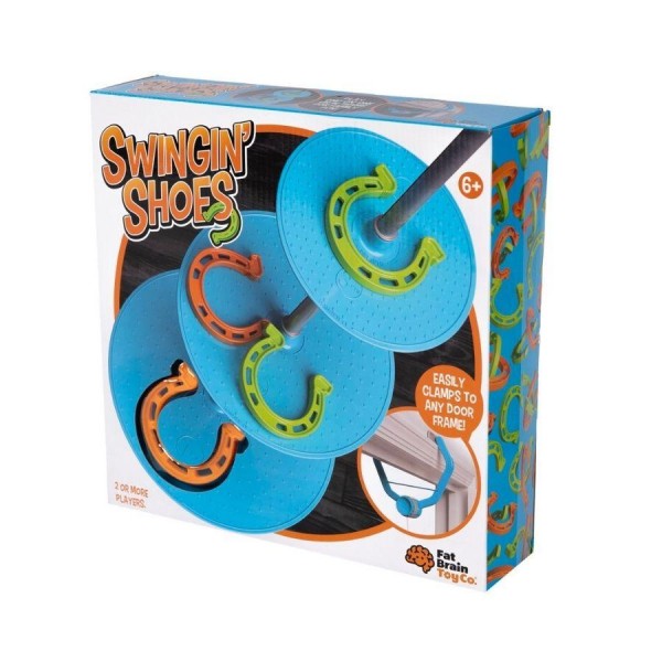FAT BRAIN TOY CO. SWINGIN' SHOES INDOOR GAME
